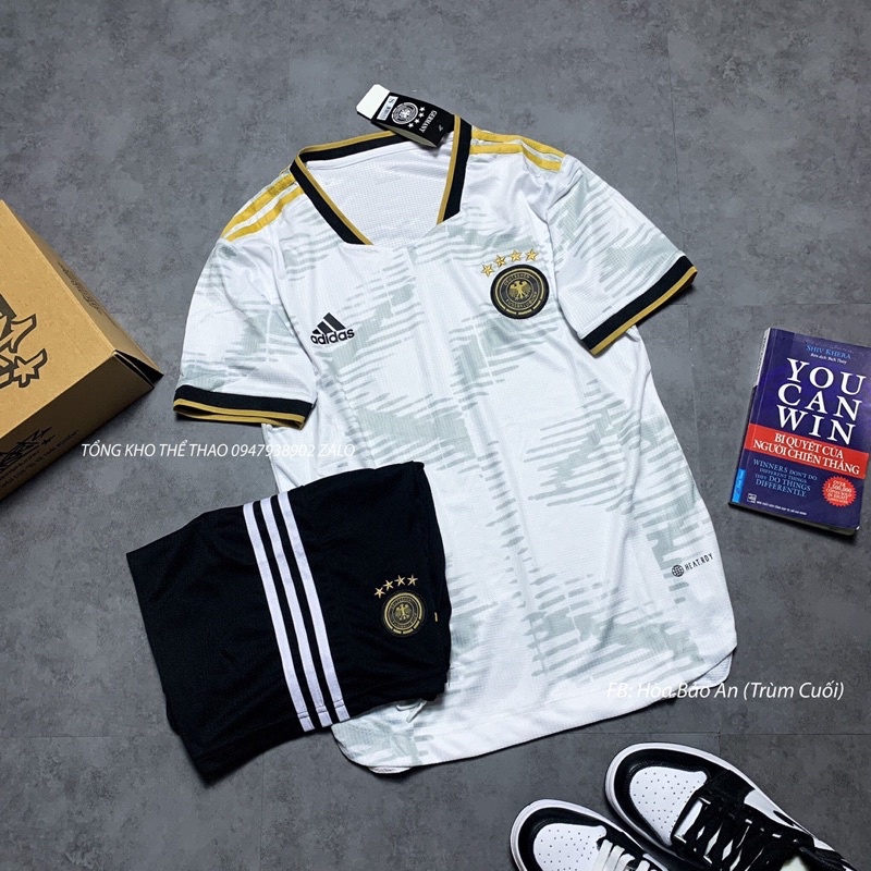 Bộ quần áo đá bóng ĐT Đức hàng cao cấp mẫu mới nhất 2023