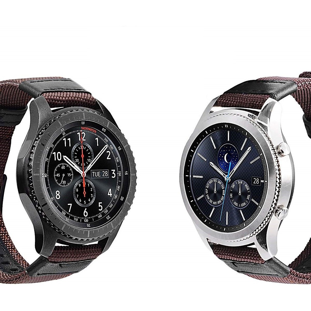 [HÀNG AUTH] Dây đồng hồ 22mm chuẩn quân đội NATO cho Galaxy Watch 46mm, Gear S3