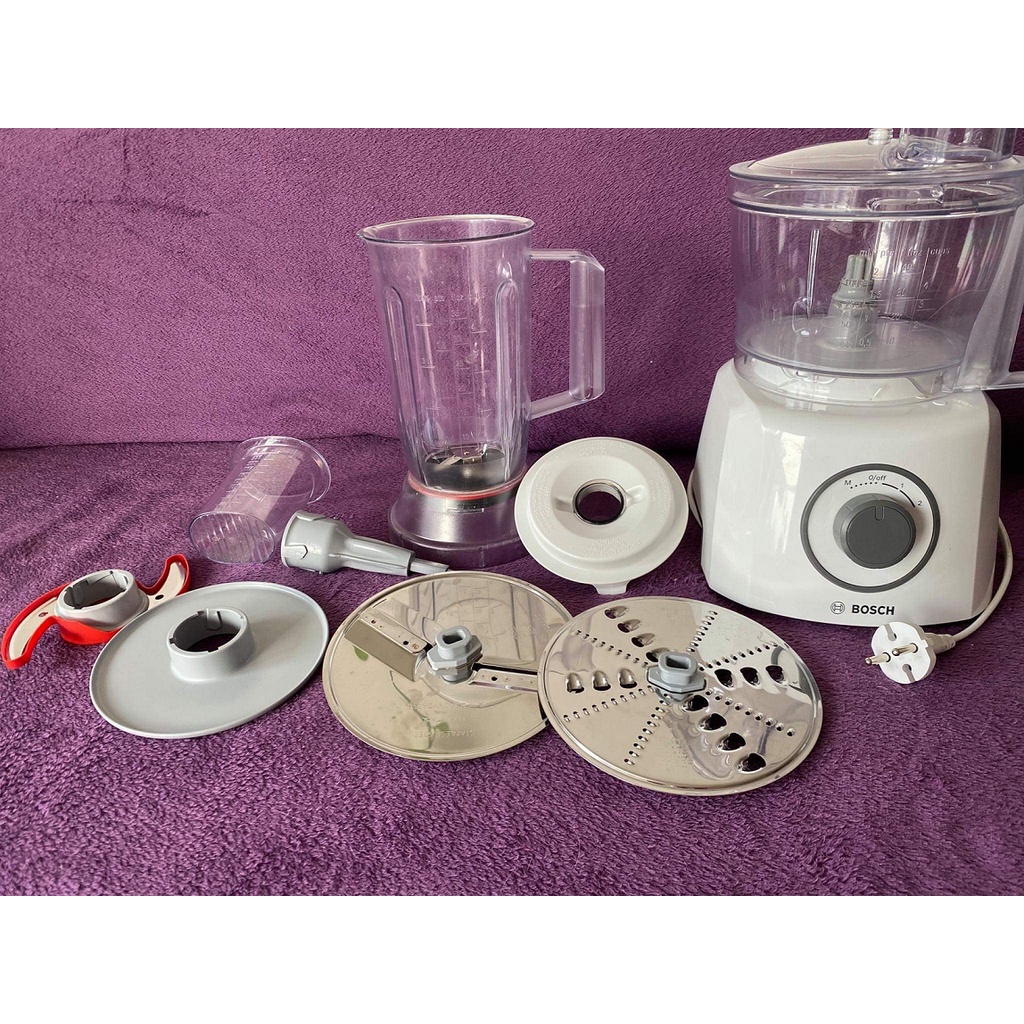 Máy làm bếp, xay đa năng Bosch MultiTalent3 - xay thịt, bào rau củ, xay sinh tố, cắt lát trái cây