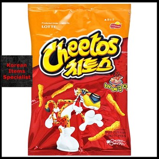 Lotte snack cheetos đỏ khói bbq 82g 롯데제과 치토스 스모키바베큐맛