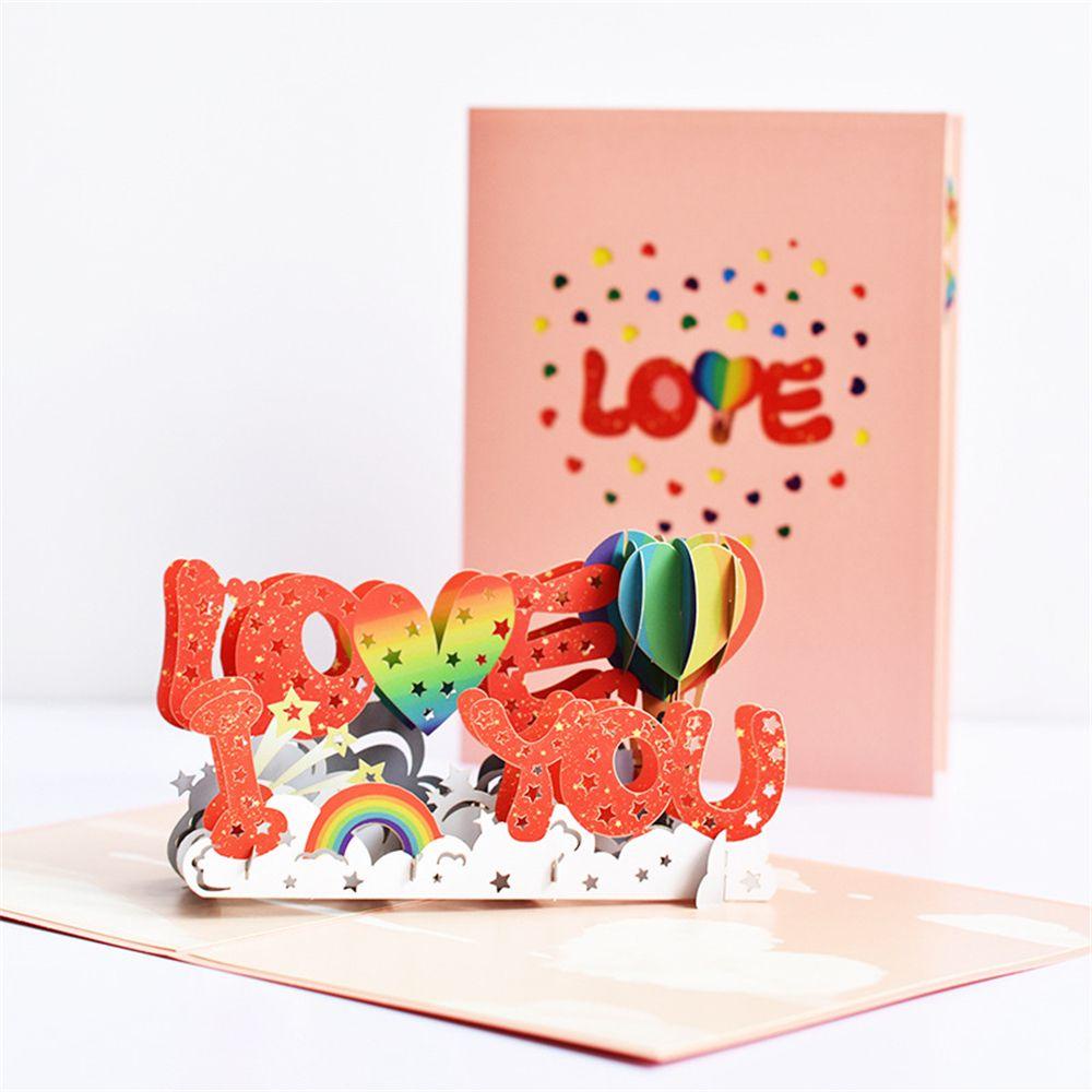 .Bộ Thẻ Bài Pop Up Kỷ Niệm Sáng Tạo Lãng Mạn