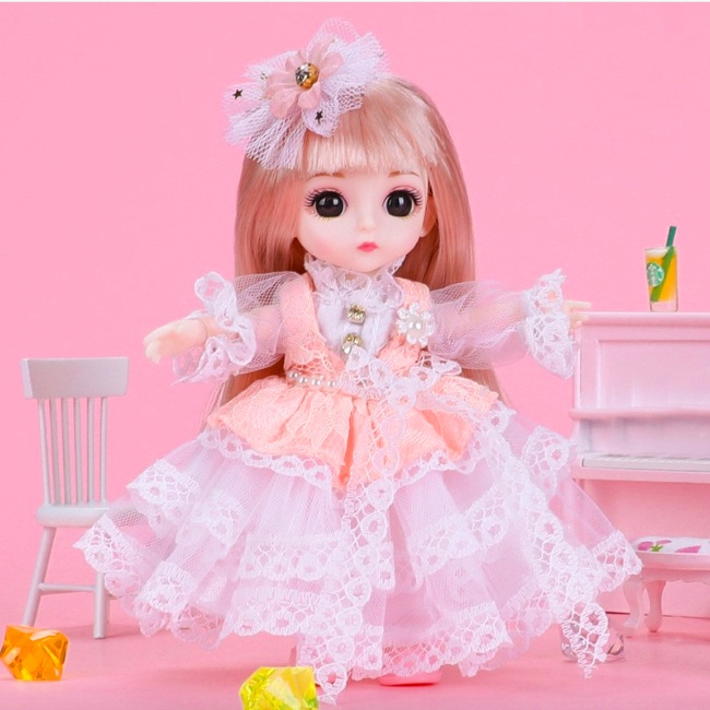💥 Xả hàng Búp bê barbie Baboliy 16cm kèm váy giày