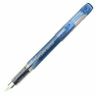 Bút máy Nhật Preppy 0.3mm xanh  kèm ống mực tím
