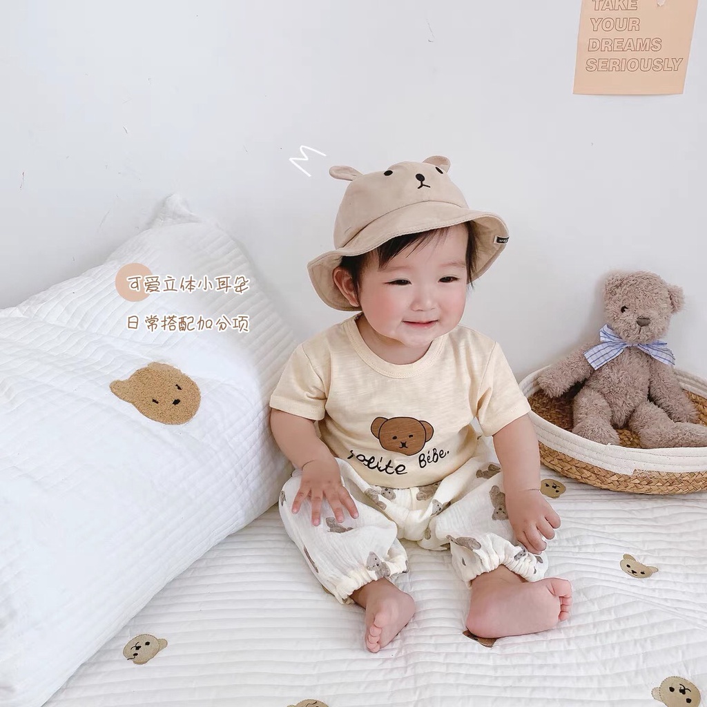 MUP 151 : Mũ vành gấu cực xinh cho bé 44-47cm