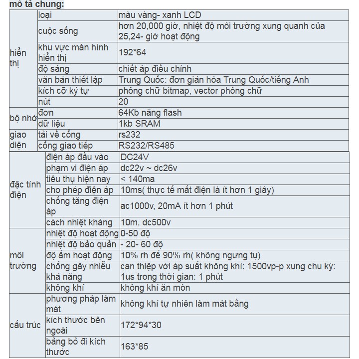 Màn hình OP320-A là màn hình đơn sắc 4 inch (Hàng sẵn có) | BigBuy360 - bigbuy360.vn