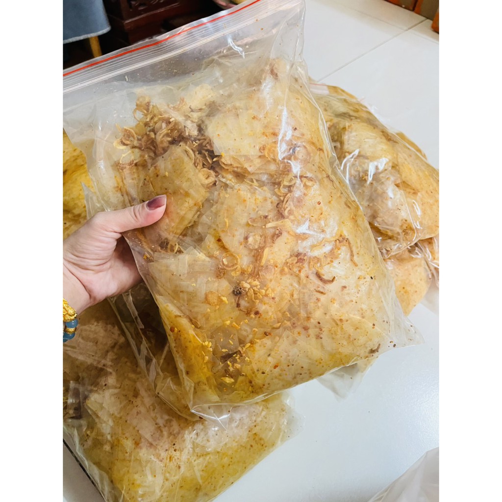 0.5kg Bánh tráng muối tỏi hành phi siêu thơm ngon Tây Ninh- đồ ăn vặt! Ship Hỏa tốc