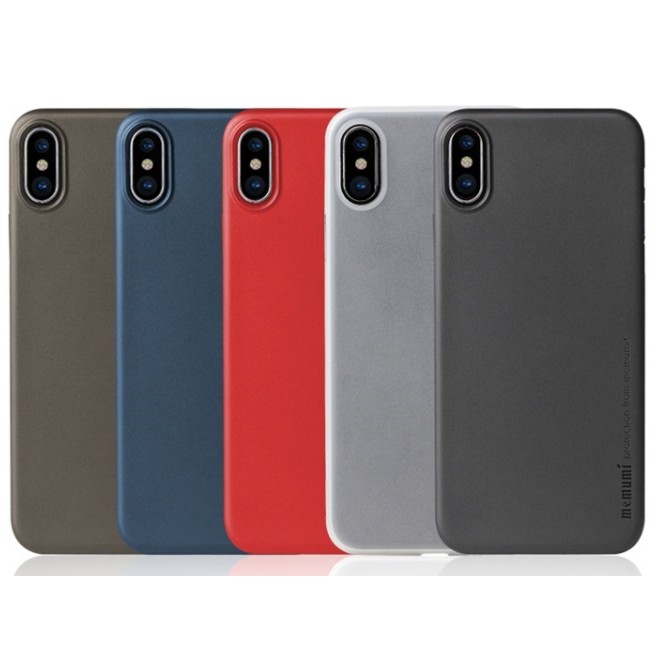 Ốp lưng Memumi Protective 0.3mm cho iPhone X, Xs, XR, Xs Max nhám siêu mỏng đủ màu