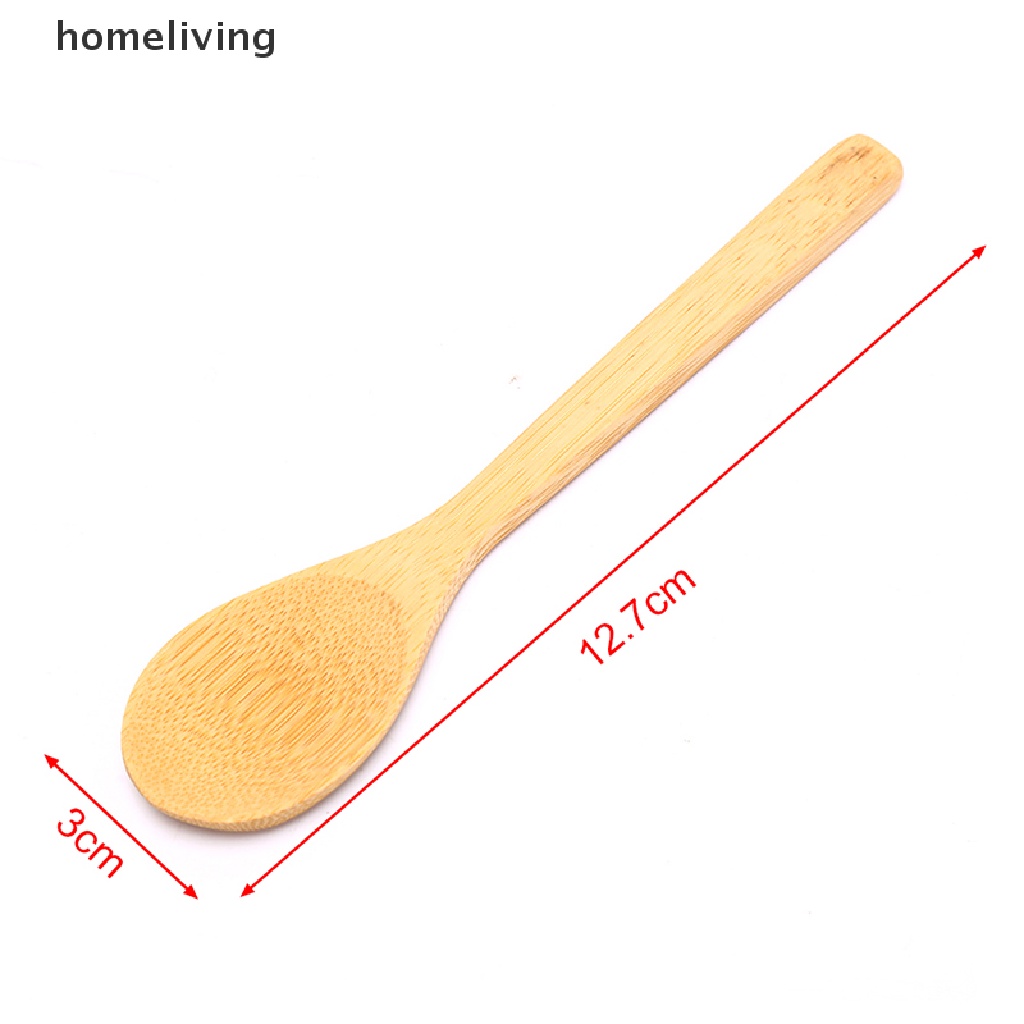 Muỗng Tre Tròn Múc Canh / Cà Phê / Muối Tiện Dụng Cho Nhà Bếp