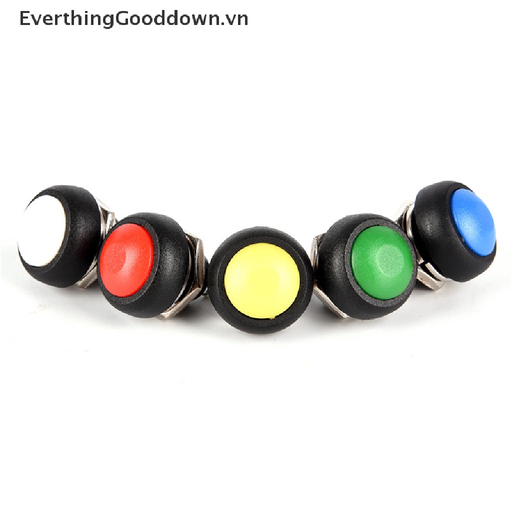 Set 5 Công Tắc Nhấn / Tắt Chống Thấm Nước 12mm PBS-33B