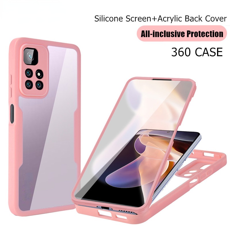 Ốp Điện Thoại Jelly Màu Trong Suốt Chống Sốc 3 Trong 1 Cho Samsung Galaxy A03 Core A13 Lite M22 A23 A33 M52 A73 5G