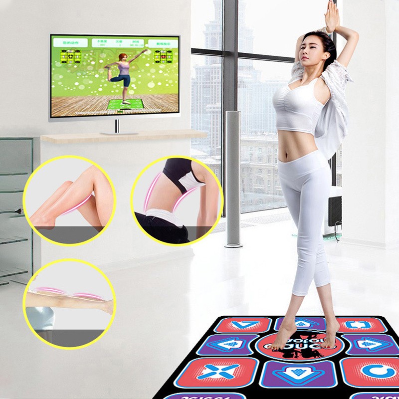 Thảm Nhảy Chống Trượt Usb Rca Cho Pc Tv Av Video Game