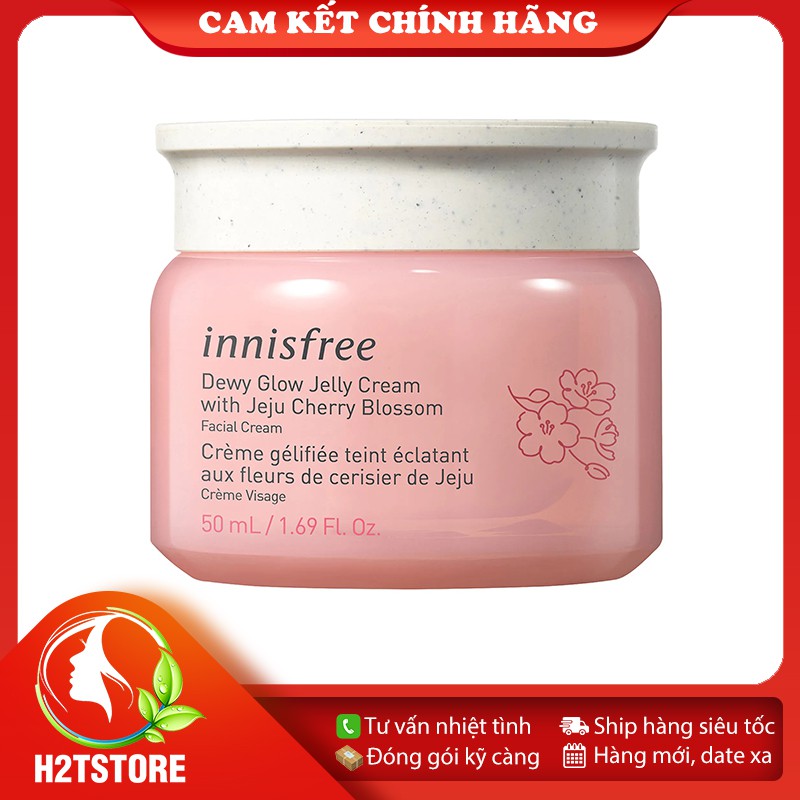 [Hàn Quốc + Authentic] Kem Dưỡng Ẩm Trắng Da Innisfree Jeju Cherry Blossom Jelly Cream 50ml