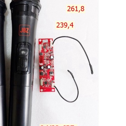 Micro không dây cho loa kéo jbz ne-106, ne-108, ne-107, ne-109 tầng số 261,8 Mhz