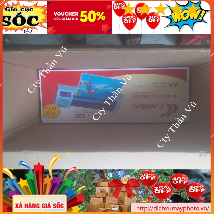 Máy ép Kansai 320 hàng mới 100% rulo to hàng bền có bảo hành kholinhkienmayin