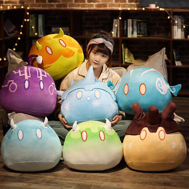 Thú bông mochi slime Genshin Impact nâng cấp 30/45/60cm