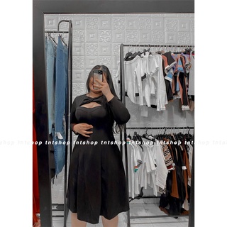 ĐẦM VÁY DÀI CÓ MÚT NGỰC [ TNT SHOP BIGSIZE 60KG 90KG ]