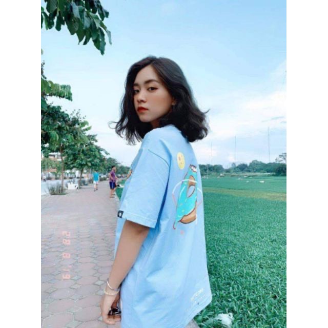 Áo thun Oversize Bánh Donut unisex