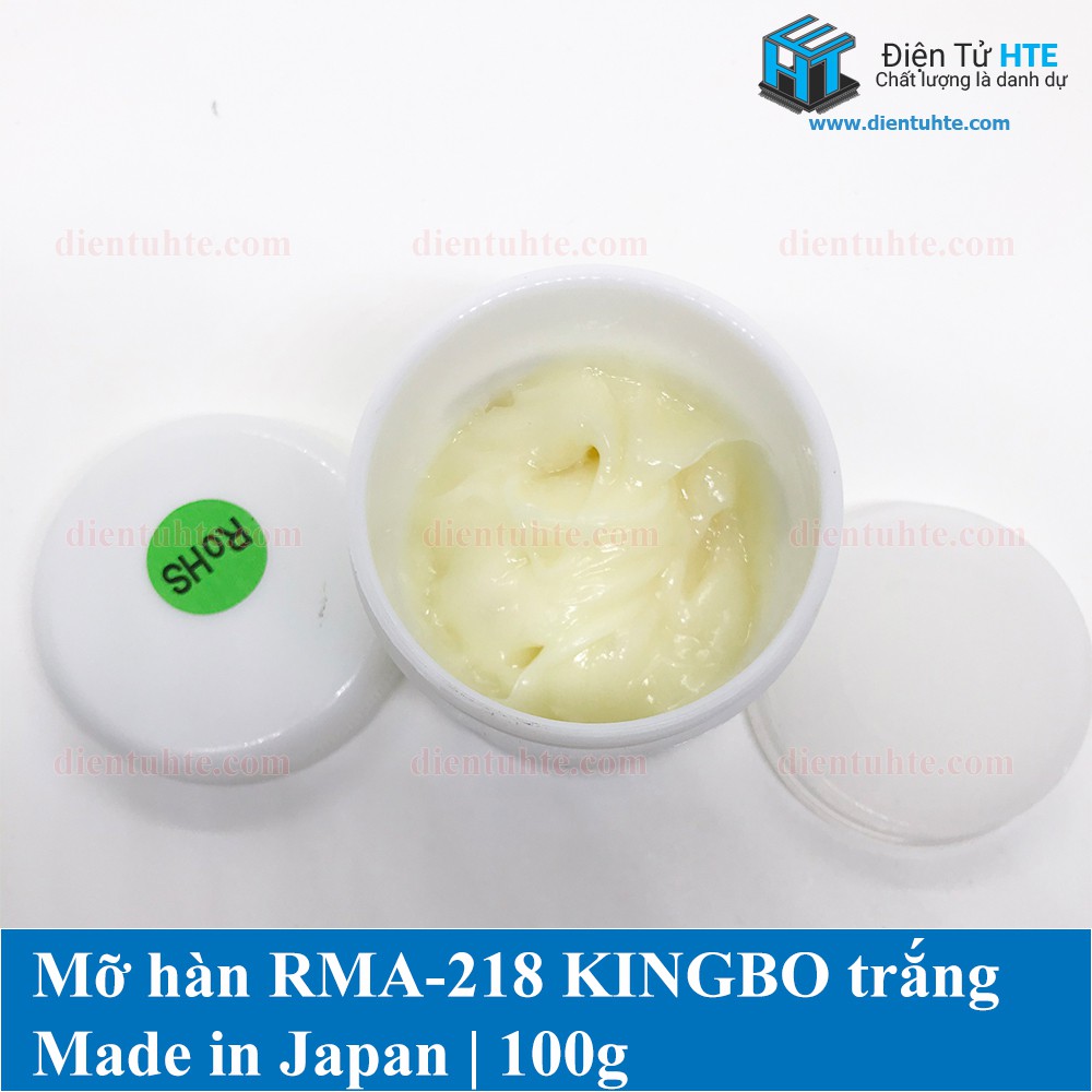 Mỡ hàn trắng Kingbo RMA-218 100g [HTE Quy Nhơn CN2]