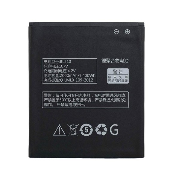 Pin thay thế cho điện thoại Lenovo A536, A656, A658T, A750E, A766, A770E, A828T, S650, S820, S820E BL-210 2000mAh