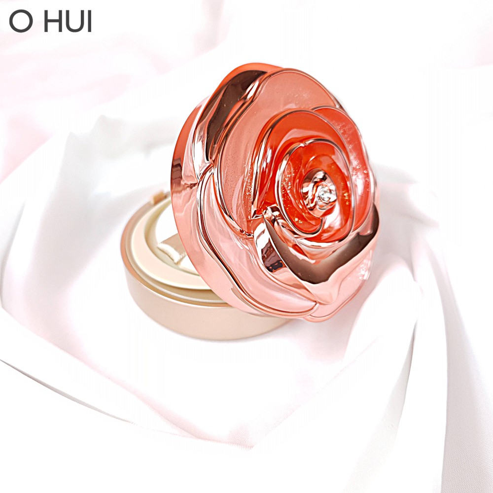 Bộ Phấn Nước Hoa Hồng Phiên Bản Giới Hạn OHUI Ultimate Cover Cushion Moisture Coral Rose Edition Set 45g