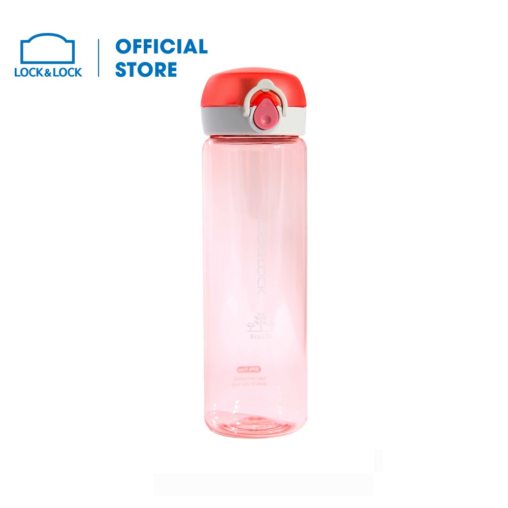 [Mã LIFEHL25 giảm 10% đơn 350K] Bình nước Lock&amp;Lock One Touch 550ml - Màu đỏ ABF645RED