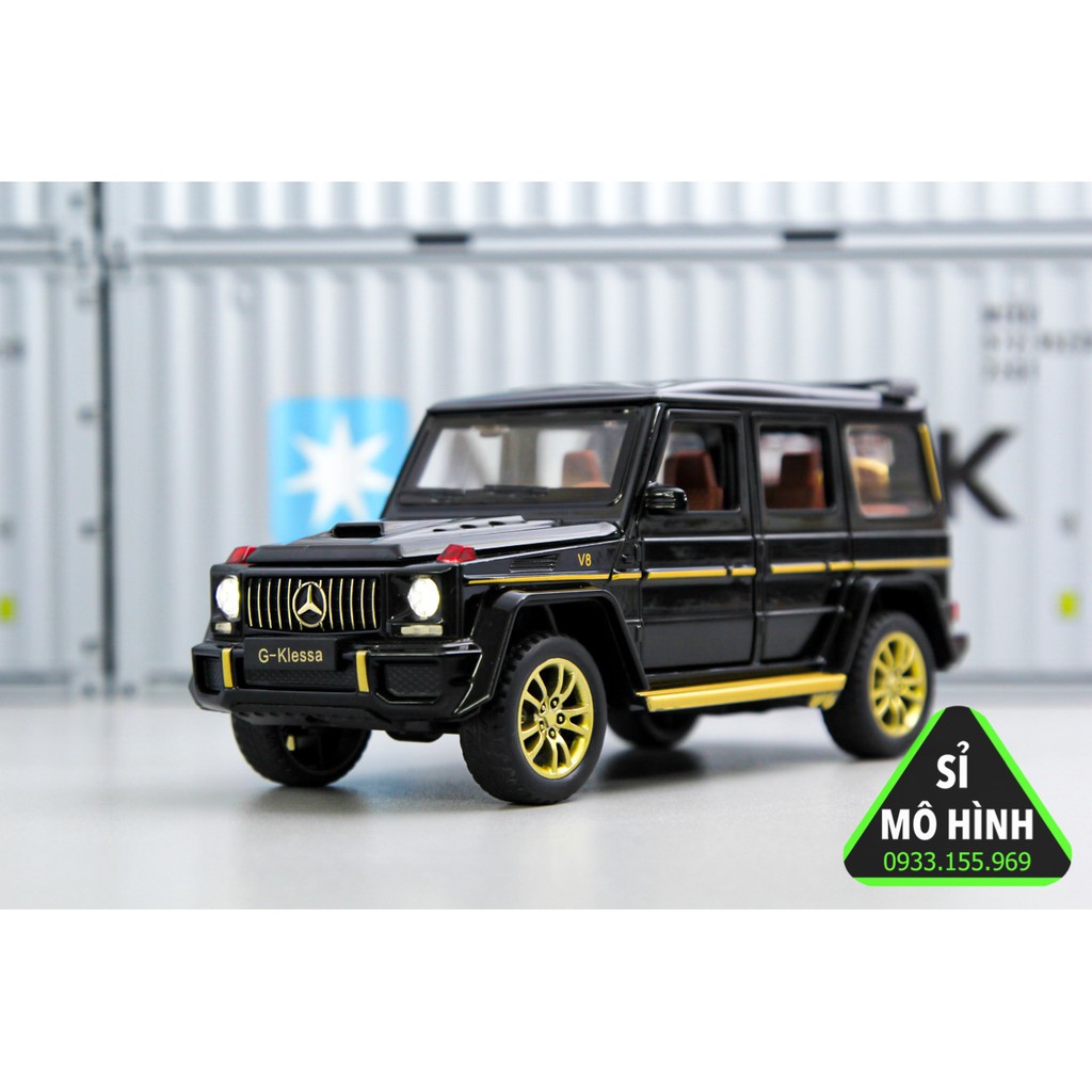 [ Sỉ Mô Hình ] Mô hình xe SUV Mercedes G63 G Klessa 1:32 Đen