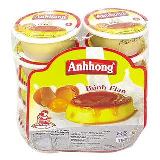 (Chỉ giao TPHCM) Lốc 10 hũ bánh flan cao cấp Ánh Hồng 54g*10 hũ
