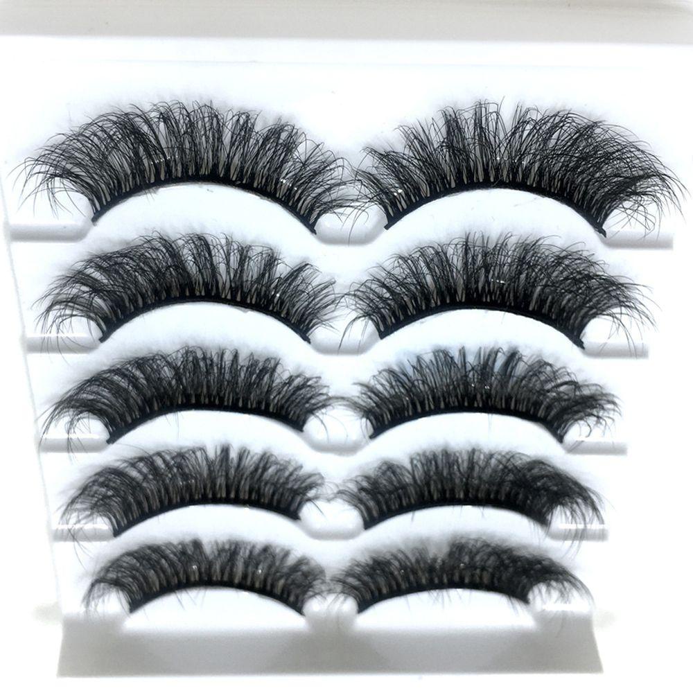 Set 5 Cặp Lông Mi Giả SKONHED 3D Tự Nhiên Dày Dặn Dành Cho Nữ
