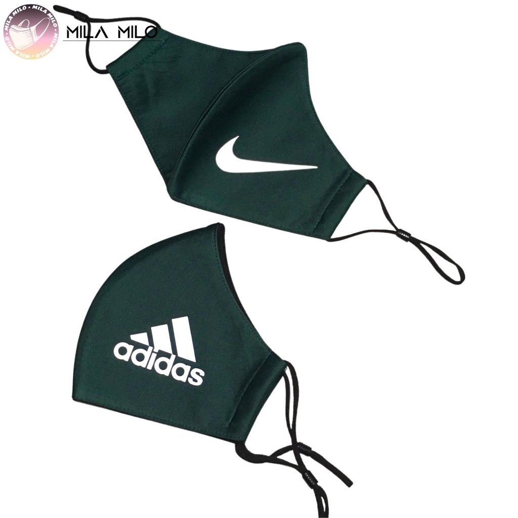 Khẩu trang vải kháng khuẩn in logo phản quang thời trang người lớn - Khẩu trang cao cấp 3 lớp mịn mát