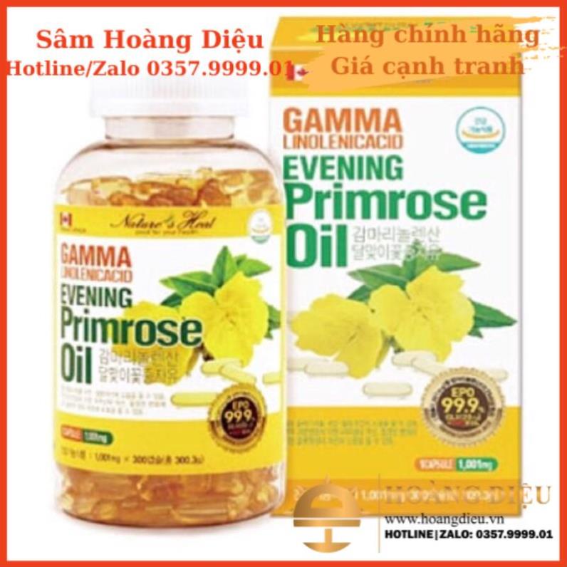 Sâm Hoàng Diệu - Tinh Dầu Hoa Anh Thảo Evening Primrose Oil Hàn Quốc - Hộp 300v x 3g