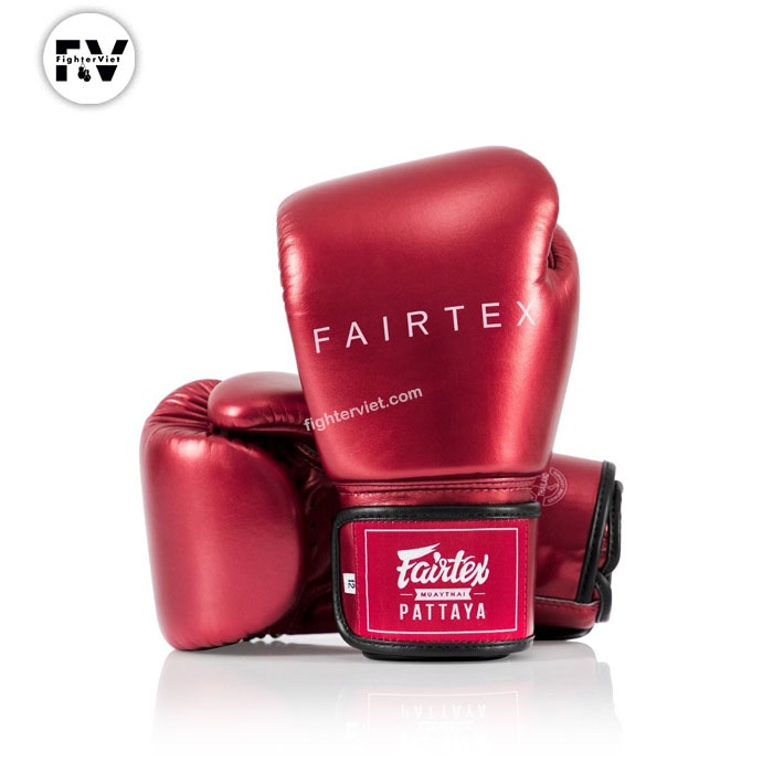 Găng Boxing Fairtex “Metallic” – BGV22 Đỏ