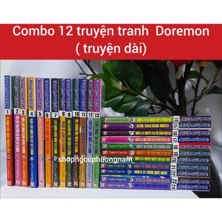 Trọn bộ quà tặng 12 cuốn Doremon dài tập. Bộ truyên tranh cực hài hước cho trẻ em