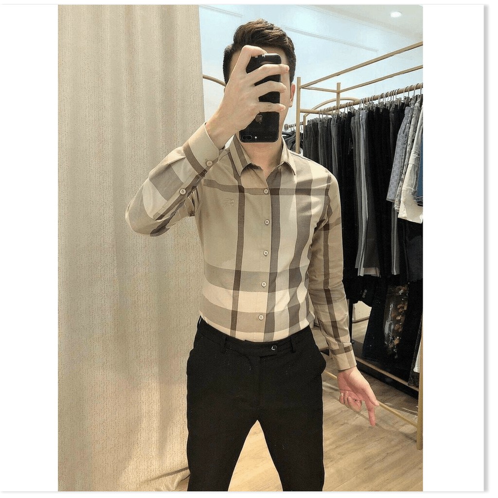 ÁO SƠ MI NAM TAY DÀI KẺ SỌC VÀ HỌA TIẾC SIÊU NGẦU THỜI TRANG KOKO MI