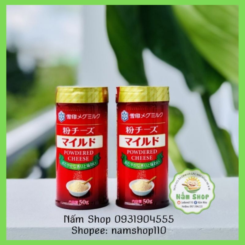 Phô mai rắc cháo cơm khoai tây Meg Nhật Bản 50g cho bé ăn dặm