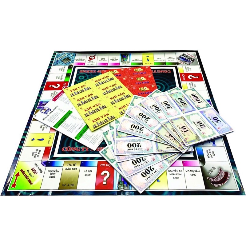 Bàn cờ tỷ phú lớn 44x44cm - Liên Hiệp Thành