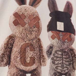 Áo Thun BAD RABBIT Thỏ Toys Couple Teddy Unisex Nam Nữ
