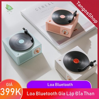 Loa Bluetooth Mini Đĩa Than X10 . Loa giả lập đĩa than phong cách vintage siêu chất