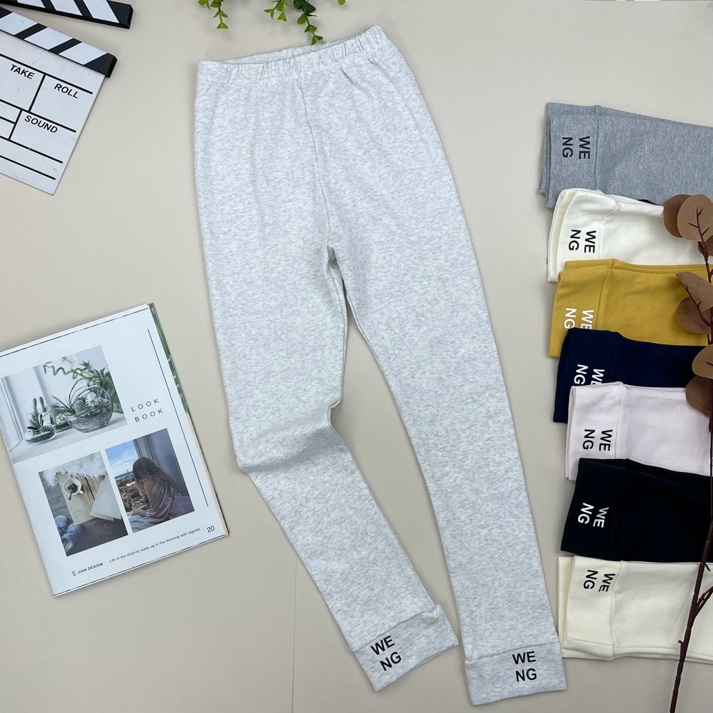 Quần dài thu đông bo gấu bogen bé gái size 11-17, cho bạn từ 30-48kg. Chất len dày dặn, đanh tay, dáng ôm bó thoải mái