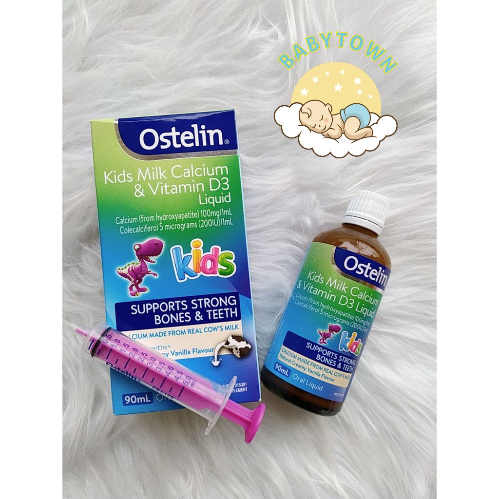 Ostelin Kids Milk Calcium &amp; Vitamin D3 Liquid 90ml