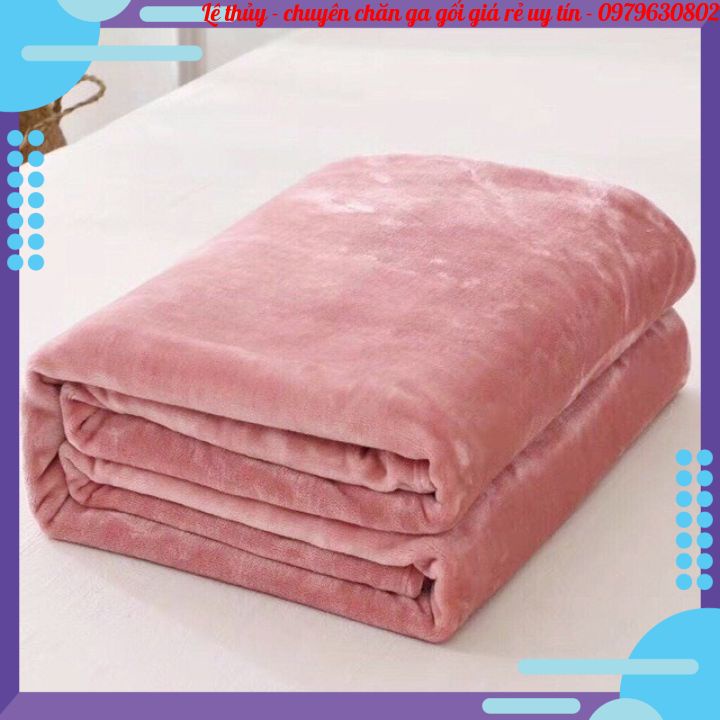 Chăn Lông Tuyết Muji , chăn tuyết mịn Blanket có kèm túi đựng ( loại 2,5kg và loại 1,8kg )