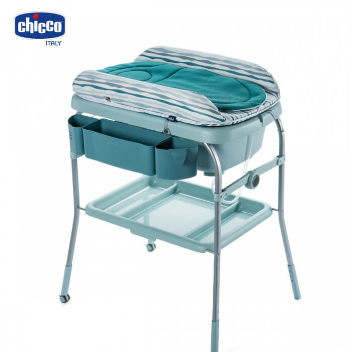 Bộ chậu tắm đứng, mát xa cho bé Chicco