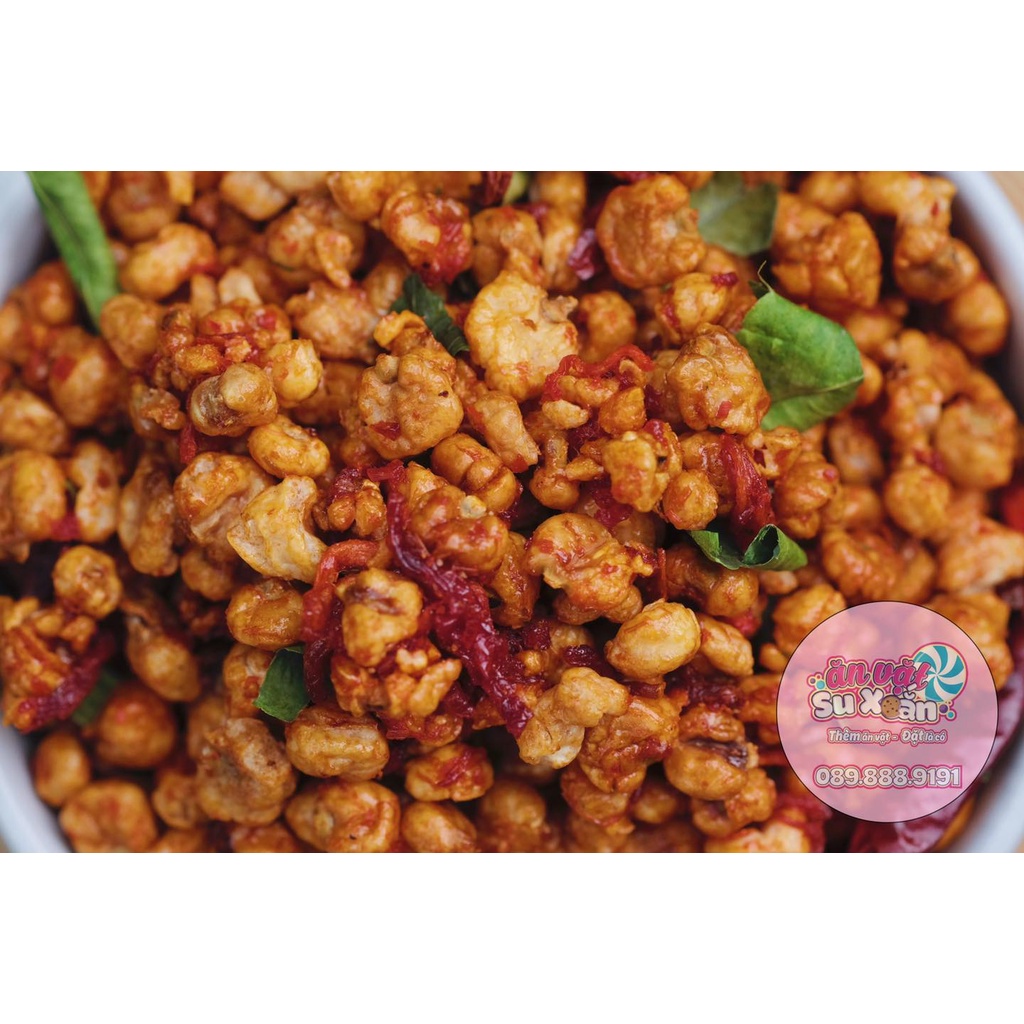 Bắp rang bò lá chanh Ăn Vặt Su Xoắn