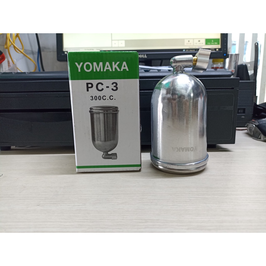 Cup Súng Phun Sơn Yomaka PC-3 (300C.c) / PC-4 (400C.c)