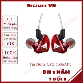 Tai Nghe Có Dây QKZ AK6/CK5 Chống Ồn Chơi Game PUBG Free Fire, Liên Quân, Nghe Nhạc Dance, EDM