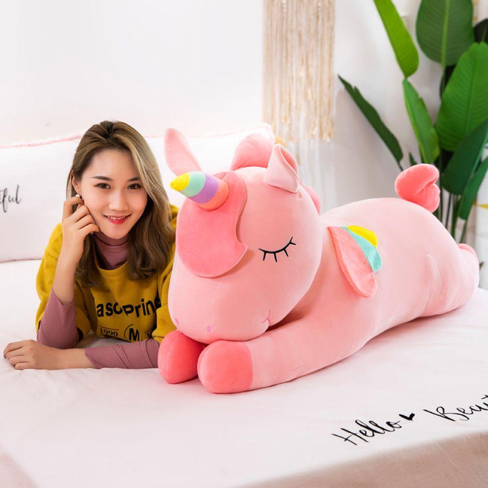Thú Nhồi Bông Hình Kỳ Lân Mềm Mại Trang Trí Nhà Cửa / Văn Phòng