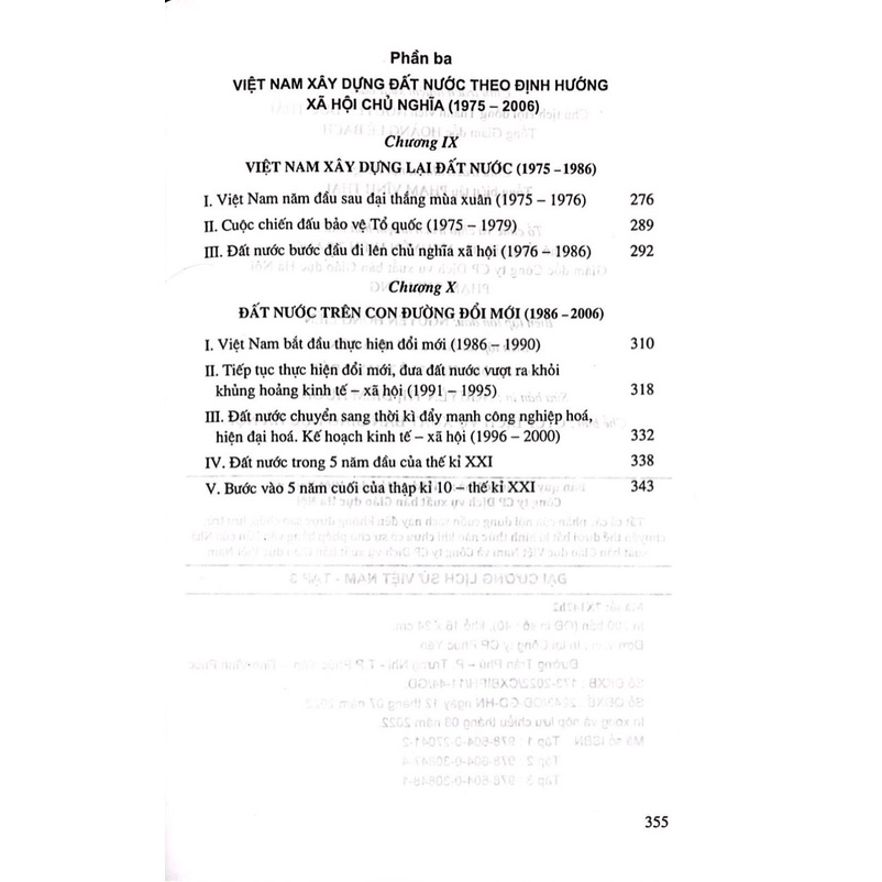 Sách - Đại Cương Lịch sử Việt Nam Tập 3 ( Tái bản lần 19 năm 2022)