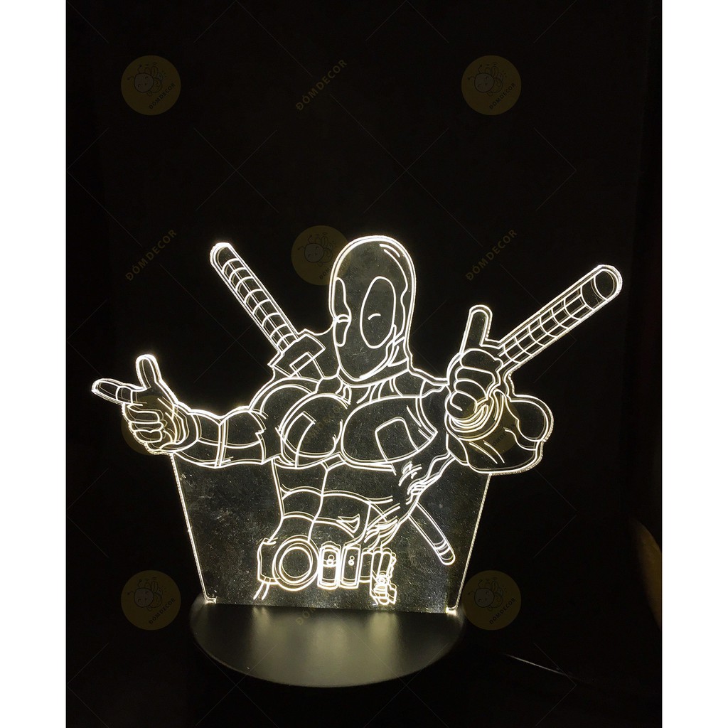 Đèn ngủ led 3d khắc theo yêu cầu