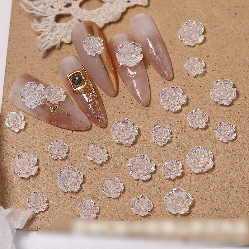 Charm nail hoa hồng lẻ chiếc