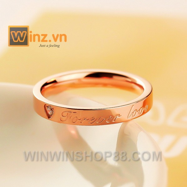 Nhẫn Forever Love N175 (màu đồng) - Winz.vn