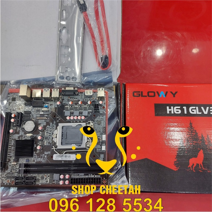 Main Gloway H61 GLV3 ( LGA1155 ) – Chính hãng – Bảo hành 2 năm – Hỗ trợ Chip Intel socket 1155 – Bo mạch chủ máy tính